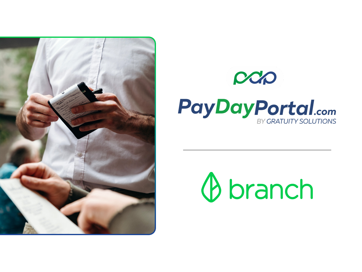 PayDayPortal x Branch: Secure and Accurate Tip Pooling + Digital Payouts